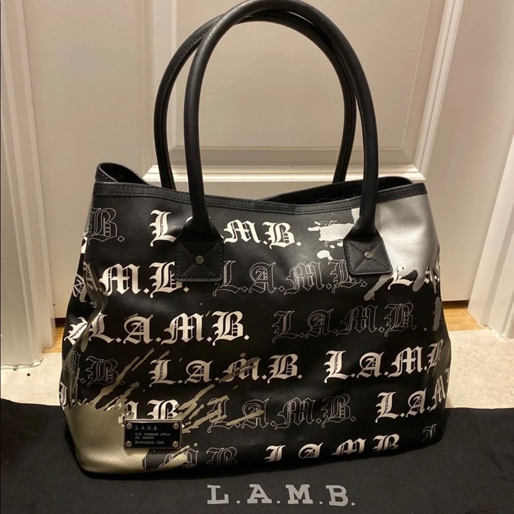 L.A.M.B. Rubber handbag